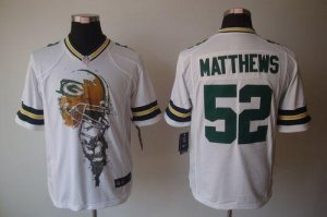 Jerseys Factory Cheap Nike Packers #52 Clay Matthews White Men's