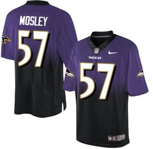 Jerseys Factory Cheap Nike Ravens #57 C.J. Mosley Purple/Black M
