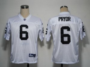 Jerseys Factory Cheap Raiders #6 Terrelee Pryor White Stitched N
