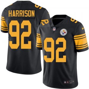 Jerseys Factory Cheap Nike Steelers #92 James Harrison Black Men