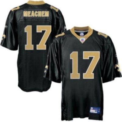 Jerseys Factory Cheap Saints #17 Robert Meachem Black Embroidere