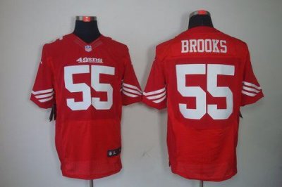 Jerseys Factory Cheap Nike 49ers #55 Ahmad Brooks Red Team Color