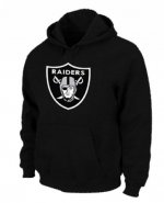 Jerseys Factory Cheap Oakland Raiders Logo Pullover Hoodie Black