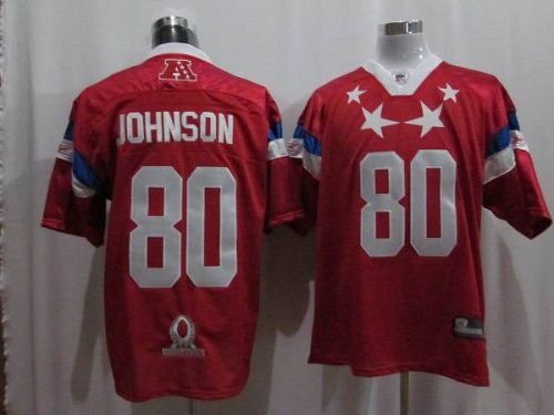 Jerseys Factory Cheap Texans #80 Andre Johnson 2011 Red Pro Bowl