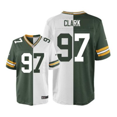 Jerseys Factory Cheap Nike Packers #97 Kenny Clark Green/White M