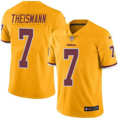 Jerseys Factory Cheap Nike Redskins #7 Joe Theismann Gold Men's
