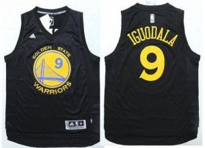 Jerseys Factory Cheap Warriors #9 Andre Iguodala Black Fashion S