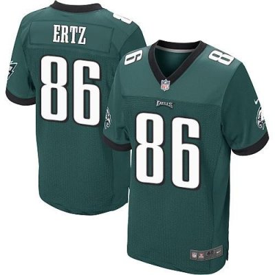 Jerseys Factory Cheap Nike Eagles #86 Zach Ertz Midnight Green T