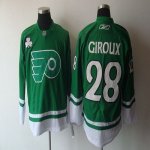 Jerseys Factory Cheap Flyers #28 Claude Giroux Green St. Patty's