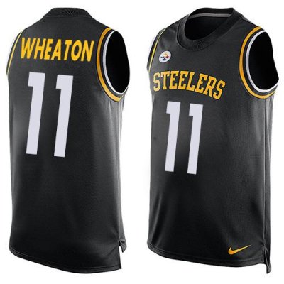 Jerseys Factory Cheap Nike Steelers #11 Markus Wheaton Black Tea