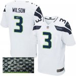 Jerseys Factory Cheap Nike Seahawks #3 Russell Wilson White Men'