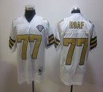 Jerseys Factory Cheap Mitchell And Ness Saints #77 Willie Roaf W