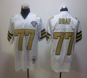 Jerseys Factory Cheap Mitchell And Ness Saints #77 Willie Roaf W