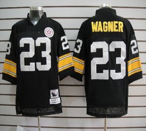 Jerseys Factory Cheap Mitchell And Ness Steelers #23 Mike Wagner
