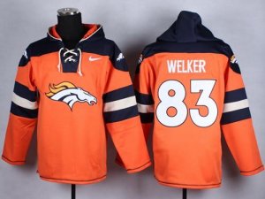 Jerseys Factory Cheap Nike Broncos #83 Wes Welker Orange Player