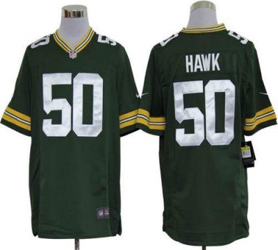 Jerseys Factory Cheap Nike Packers #50 A.J. Hawk Green Team Colo