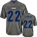 Jerseys Factory Cheap Nike Cowboys #22 Emmitt Smith Grey Men's S
