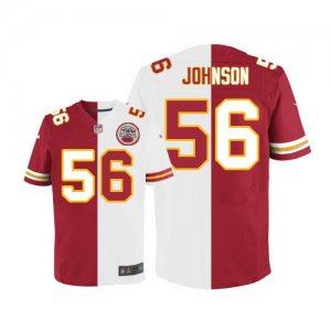 Jerseys Factory Cheap Nike Chiefs #56 Derrick Johnson Red/White
