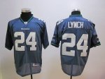 Jerseys Factory Cheap Seahawks #24 Marshawn Lynch Blue Stitched