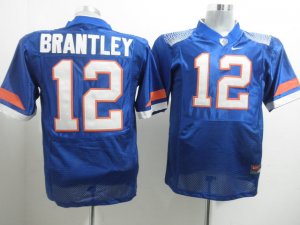 Jerseys Factory Cheap Gators #12 John Brantley Blue Embroidered