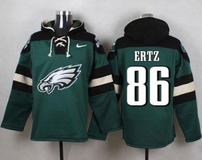 Jerseys Factory Cheap Nike Eagles #86 Zach Ertz Midnight Green P