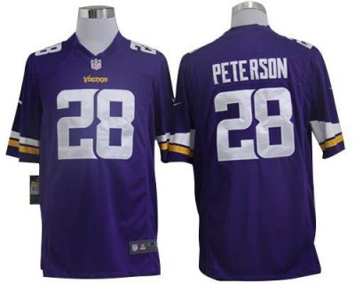 Jerseys Factory Cheap Nike Vikings #28 Adrian Peterson Purple Te
