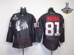 Jerseys Factory Cheap Blackhawks #81 Marian Hossa Black Accelera