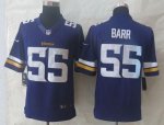 Jerseys Factory Cheap Nike Vikings #55 Anthony Barr Purple Team