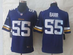 Jerseys Factory Cheap Nike Vikings #55 Anthony Barr Purple Team