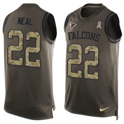 Jerseys Factory Cheap Nike Falcons #22 Keanu Neal Green Men's St