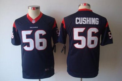 Jerseys Factory Cheap Nike Texans #56 Brian Cushing Navy Blue Te