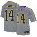 Jerseys Factory Cheap Nike Vikings #14 Stefon Diggs Lights Out G
