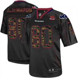 Jerseys Factory Cheap Nike Texans #80 Andre Johnson Black With 1