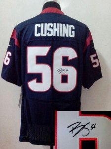 Jerseys Factory Cheap Nike Texans #56 Brian Cushing Navy Blue Te