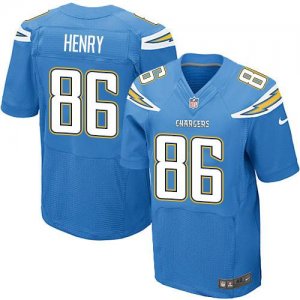 Jerseys Factory Cheap Nike Chargers #86 Hunter Henry Electric Bl