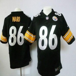 Jerseys Factory Cheap Nike Steelers #86 Hines Ward Black Team Co