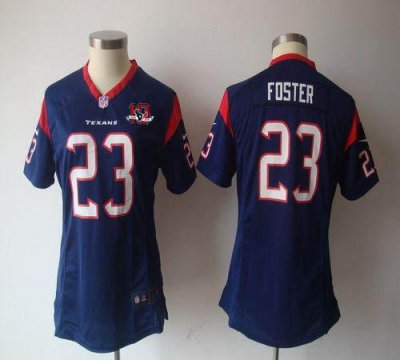Jerseys Factory Cheap Nike Texans #23 Arian Foster Navy Blue Tea