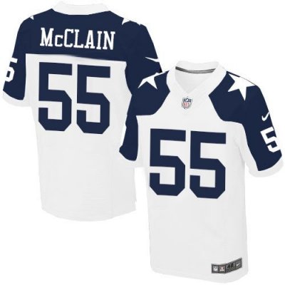 Jerseys Factory Cheap Nike Cowboys #55 Rolando McClain White Tha