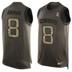 Jerseys Factory Cheap Nike Cowboys #8 Troy Aikman Green Men's St