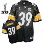 Jerseys Factory Cheap Steelers #39 Willie Parker Black Super Bow