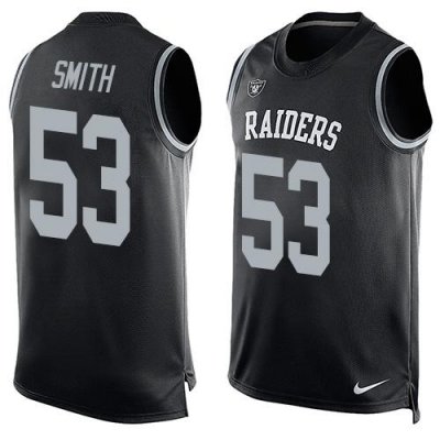 Jerseys Factory Cheap Nike Raiders #53 Malcolm Smith Black Team