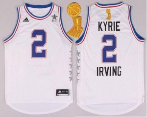 Jerseys Factory Cheap Cavaliers #2 Kyrie Irving White 2015 All S