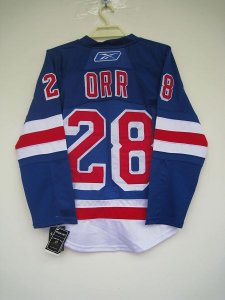 Jerseys Factory Cheap Rangers #28 Colton Orr Embroidered Blue NH