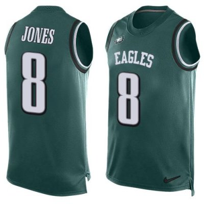 Jerseys Factory Cheap Nike Eagles #8 Donnie Jones Midnight Green