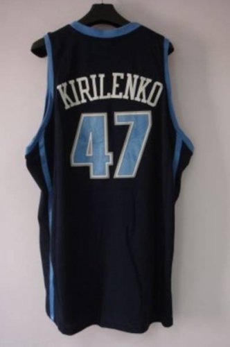 Jerseys Factory Cheap Jazz #47 Andrei Kirilenko Stitched Blue NB