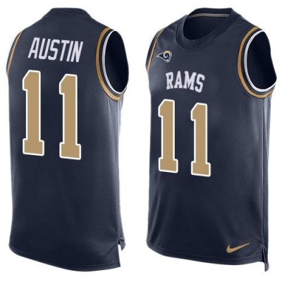 Jerseys Factory Cheap Nike Rams #11 Tavon Austin Navy Blue Team