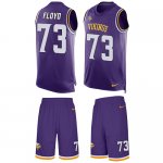 Jerseys Factory Cheap Nike Vikings #73 Sharrif Floyd Purple Team
