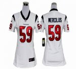 Jerseys Factory Cheap Nike Texans #59 Whitney Mercilus White Wom