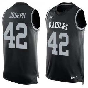 Jerseys Factory Cheap Nike Raiders #42 Karl Joseph Black Team Co