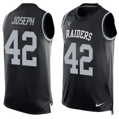Jerseys Factory Cheap Nike Raiders #42 Karl Joseph Black Team Co
